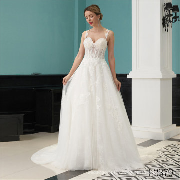 Jancember sexy heavy beaded bling luxury gown wedding dress